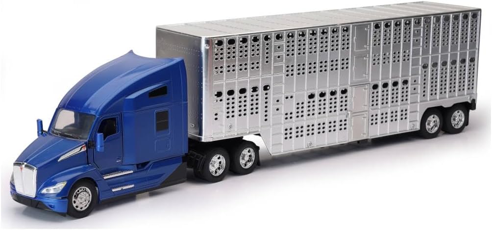 Kenworth T680 Ganadero 1:32 – Tráiler de Transporte de Ganado a Escala