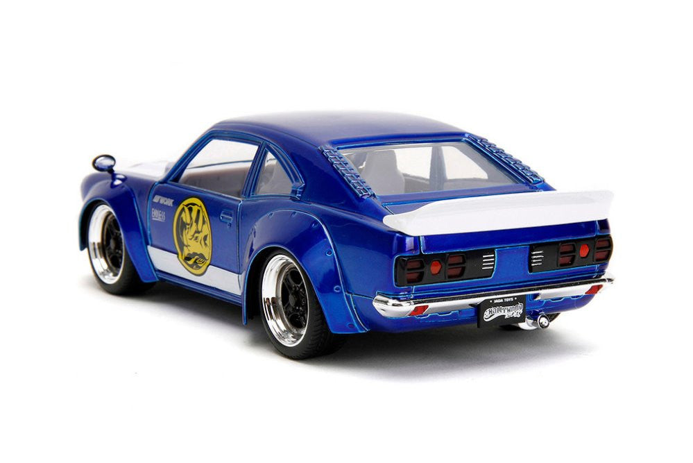 Power Rangers Blue Ranger & Mazda RX-3 1974 1:24