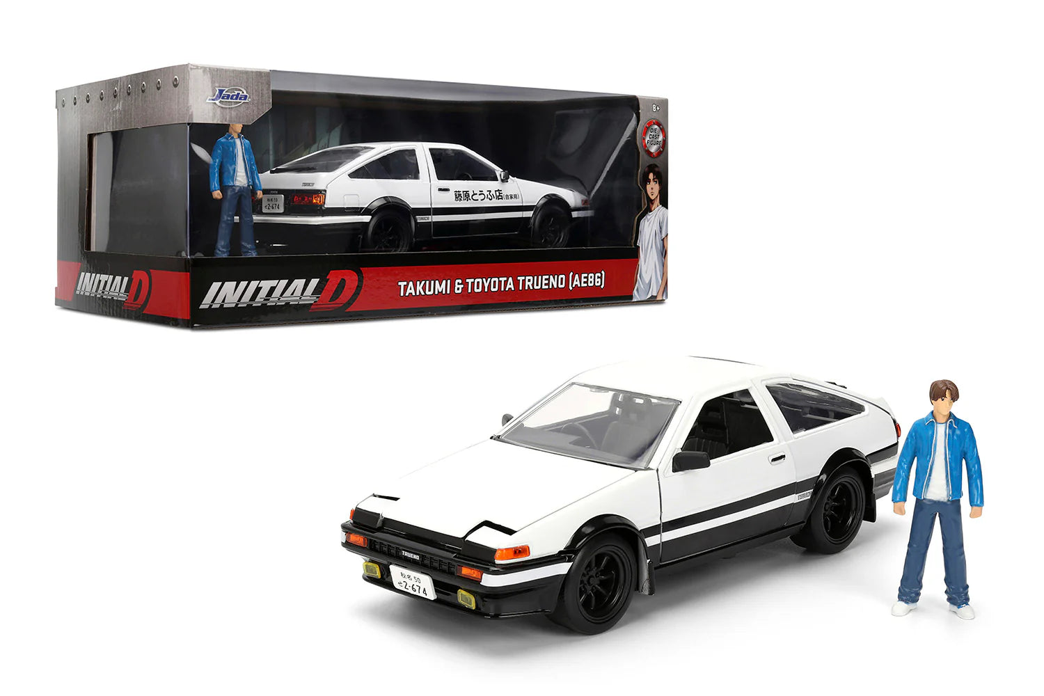 Takumi & Toyota Trueno AE86 – Initial D 1:24