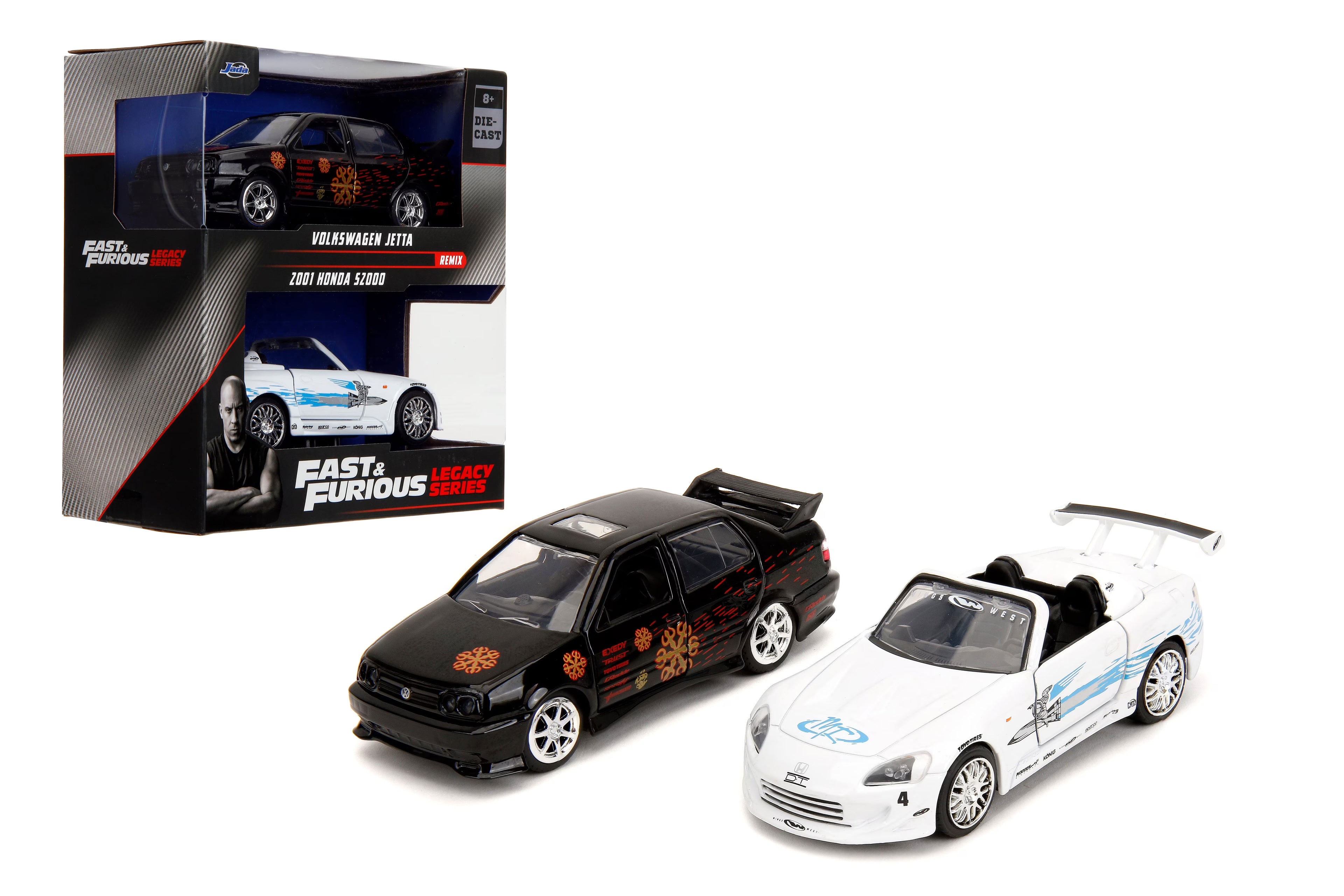 Fast & Furious Legacy Series Volkswagen Jetta & Honda S2000 (2001) 1:32