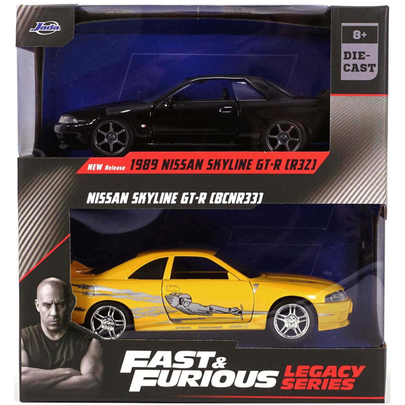 Fast & Furious Legacy Series Nissan Skyline GT-R R33 & Nissan Skyline GT-R R32 (1:32)