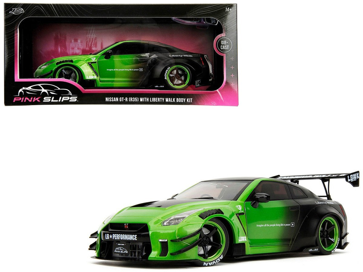 Nissan GT-R (R35) Liberty Walk Body Kit 2.0 Pink Slips 1:18