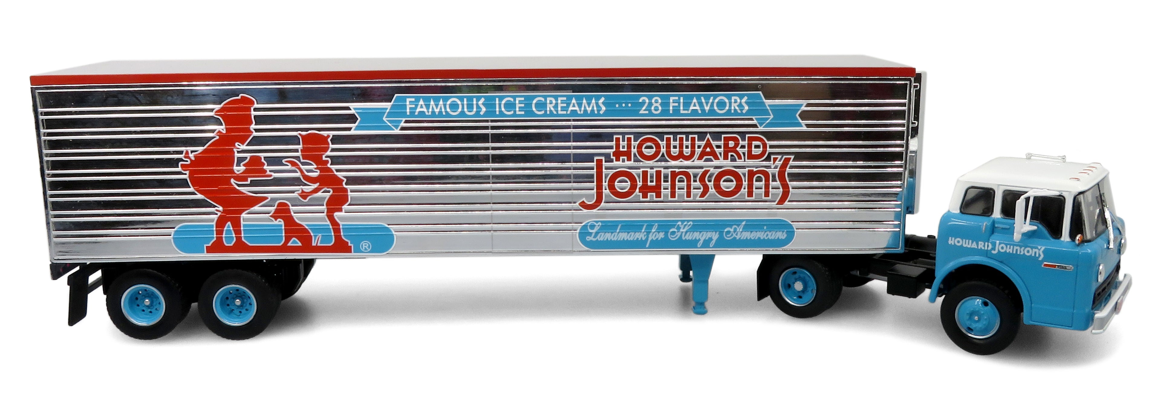Ford C 1984 Refrigerado Howard Johnson’s 1:43 – Tráiler Clásico a Escala