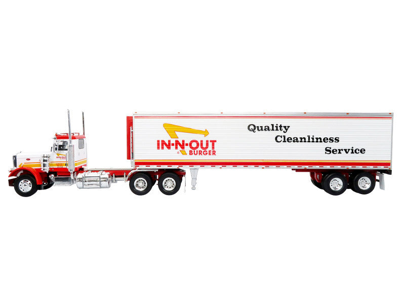 Peterbilt 359 1973 con Remolque In-N-Out Burger – Tráiler Clásico a Escala