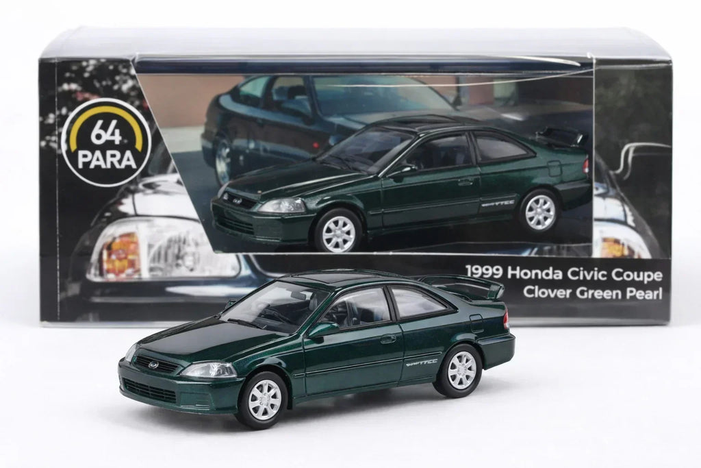 1999 Honda Civic Coupe Clover Green Pearl 1:64