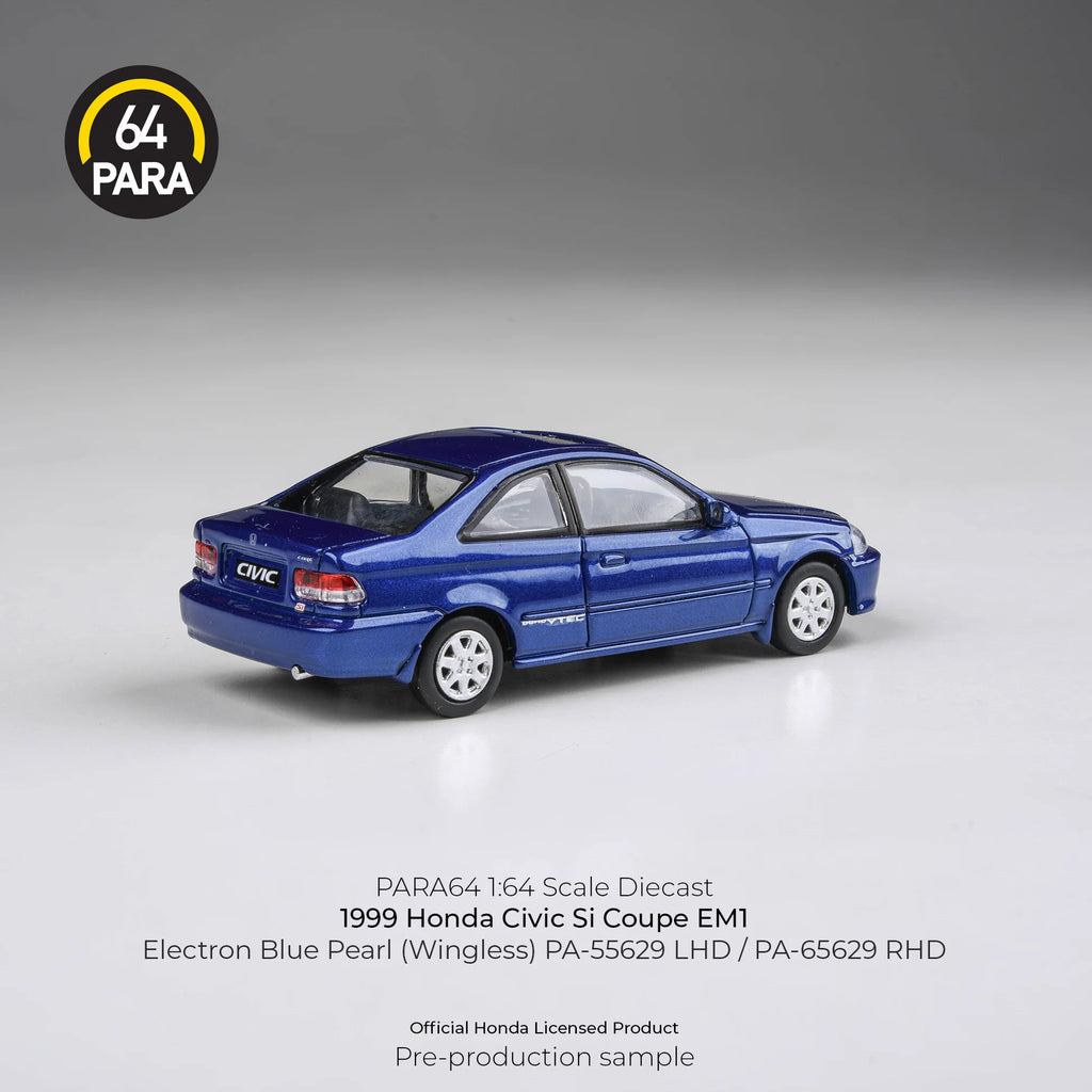 Honda Civic Si Coupé EM1 1999 Electron Blue Pearl 1:64
