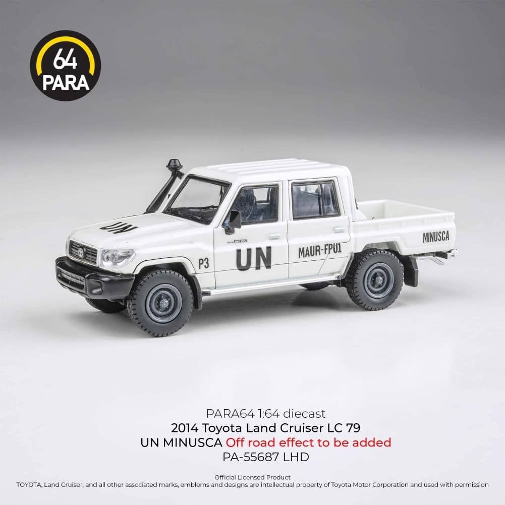 Toyota Land Cruiser LC79 UN MINUSCA 2014 1:64