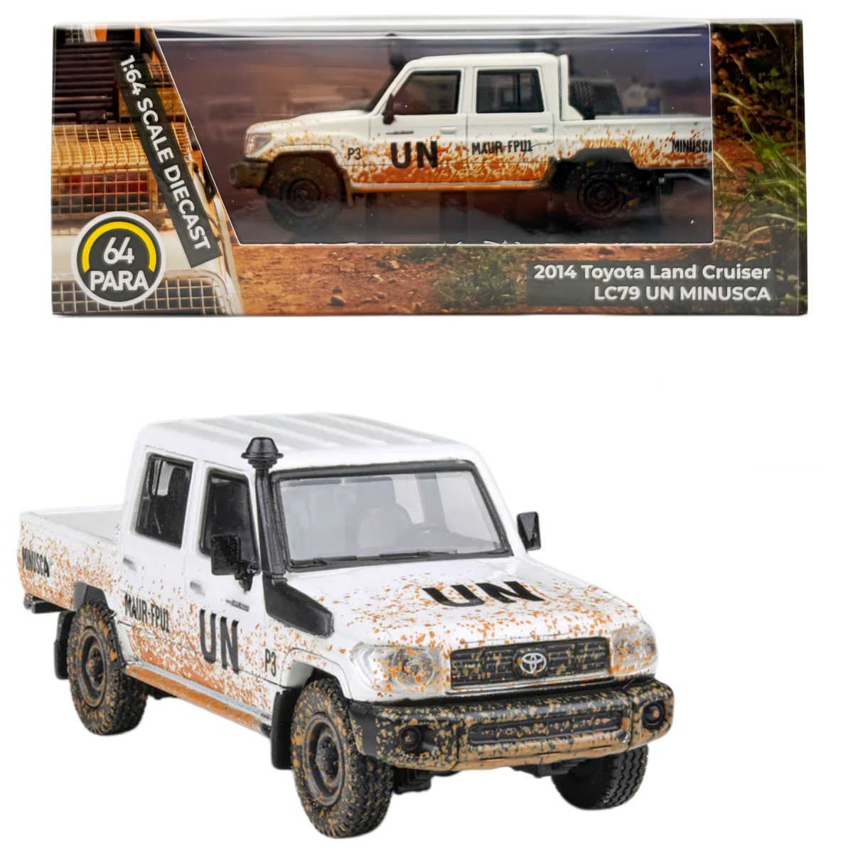 Toyota Land Cruiser LC79 UN MINUSCA 2014 1:64