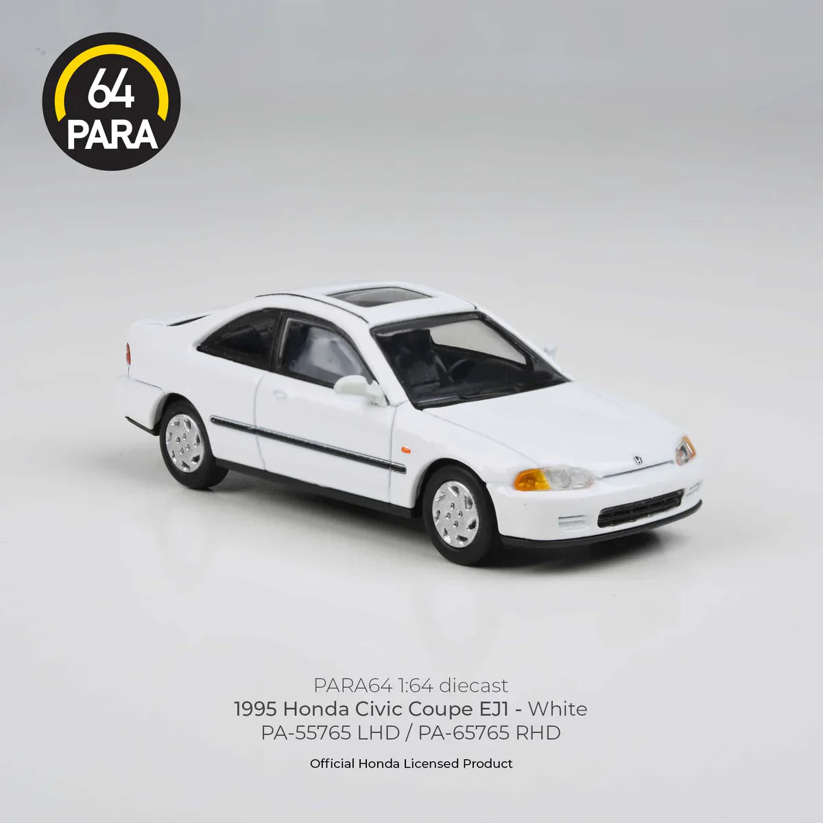 1995 Honda Civic Coupe EJ1 White 1:64