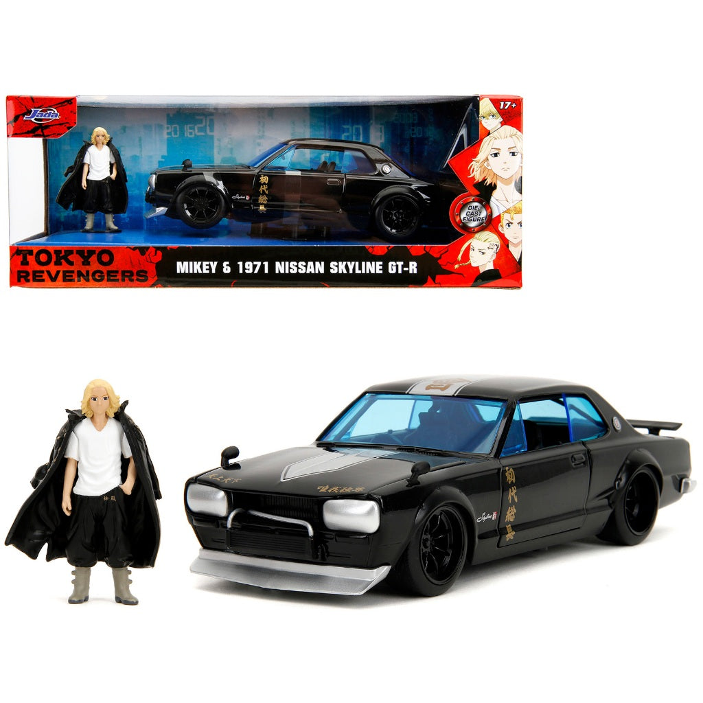 Tokyo Revengers Mikey & Nissan Skyline GT-R 1971 (1:24)