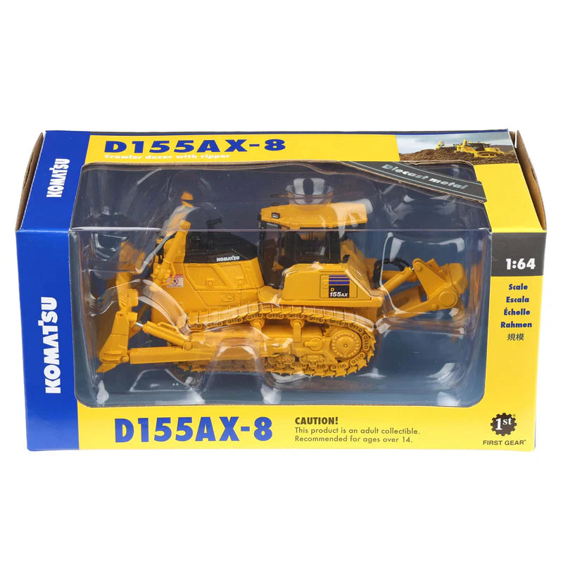 Komatsu D155AX-8 Crawler Dozer with Ripper 1:64