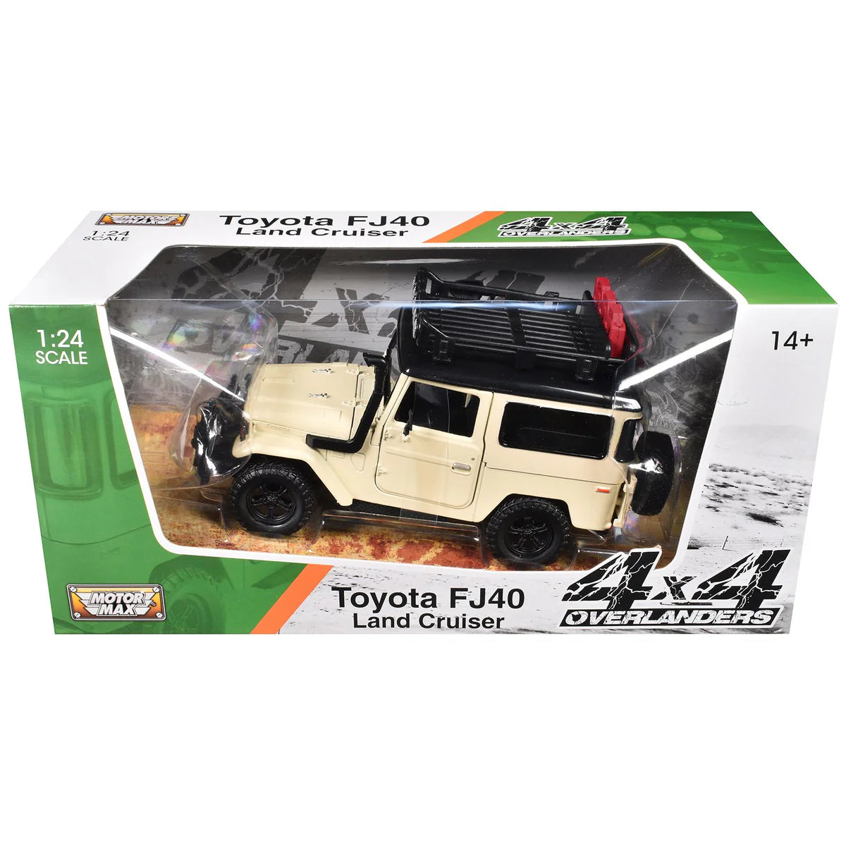 Toyota FJ40 Land Cruiser Beige 1:24