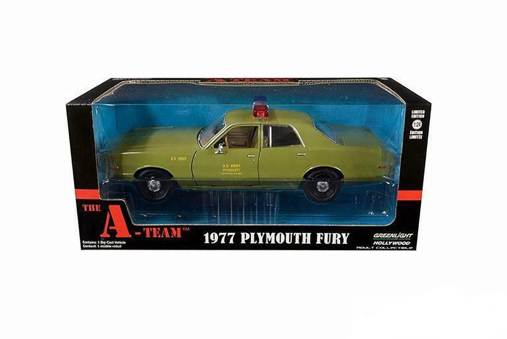 The A-Team 1977 Plymouth Fury U.S. Army Police 1:24