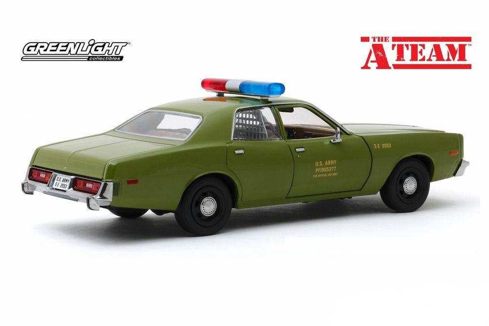 The A-Team 1977 Plymouth Fury U.S. Army Police 1:24