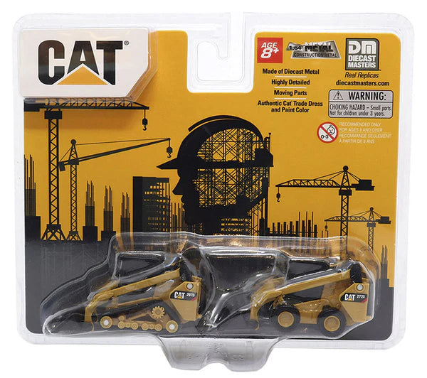 Cargadores CAT 272D2 & 297D2 Duo Pack 1:64 Diecast Masters