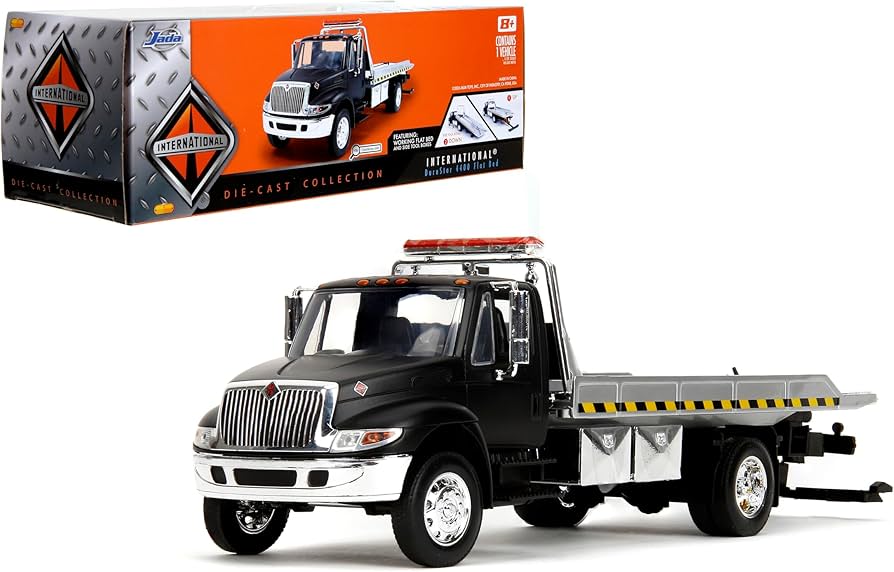 International DuraStar 4400 Flatbed Negro