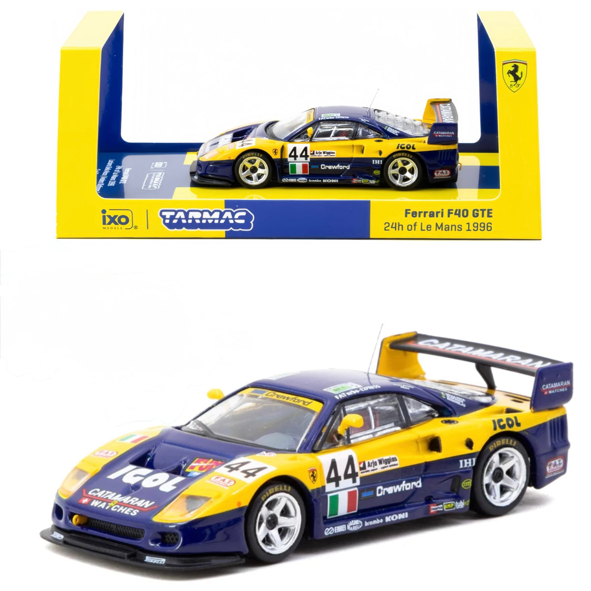 Ferrari F40 GTE 1:64 Tarmac Le Mans 1996