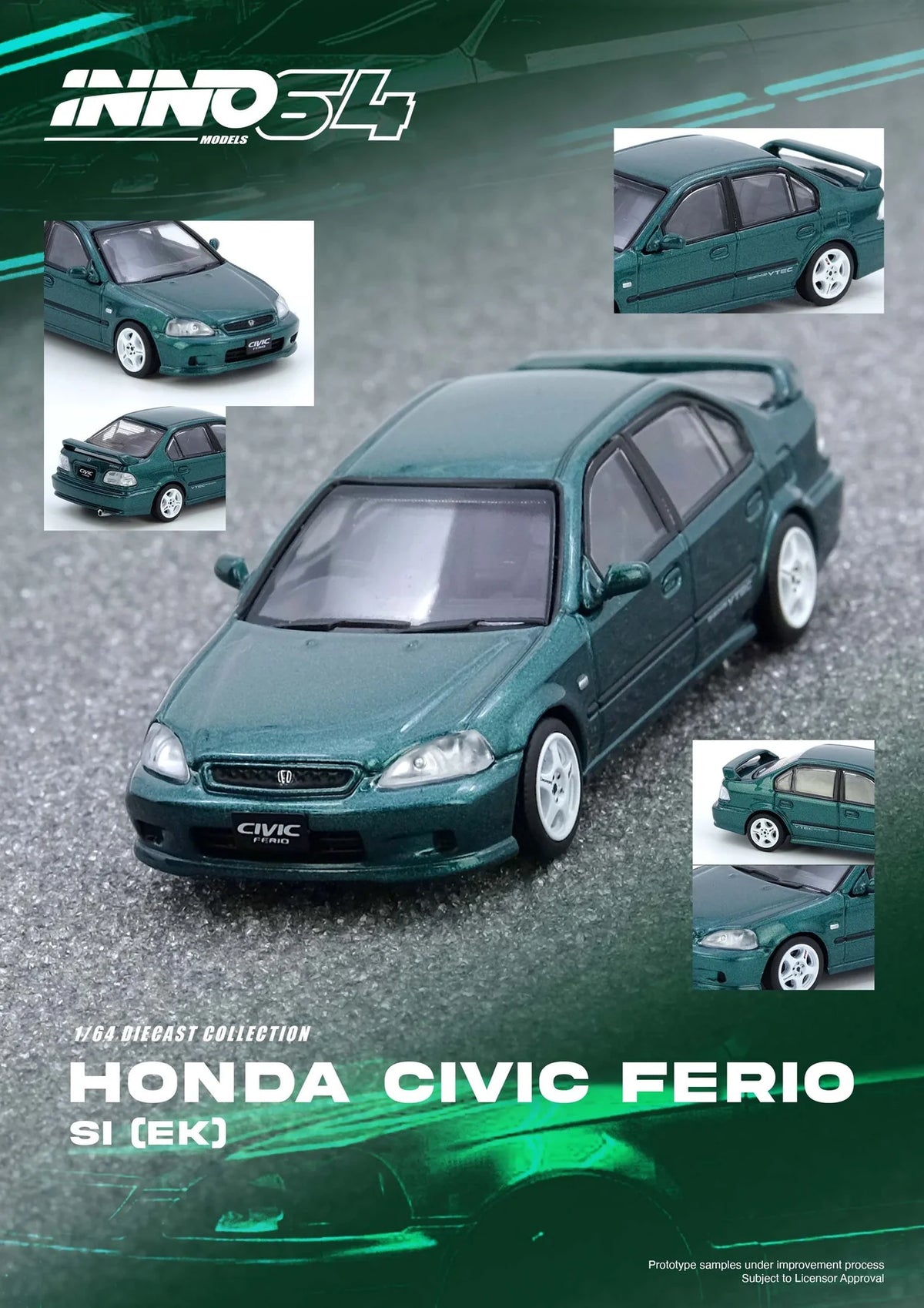 Honda Civic Ferio SI (EK) 1:64 Inno64