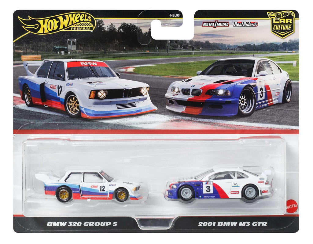 Hot Wheels Car Culture BMW Duo Pack 1:64 – BMW 320 Group 5 & BMW M3 GTR