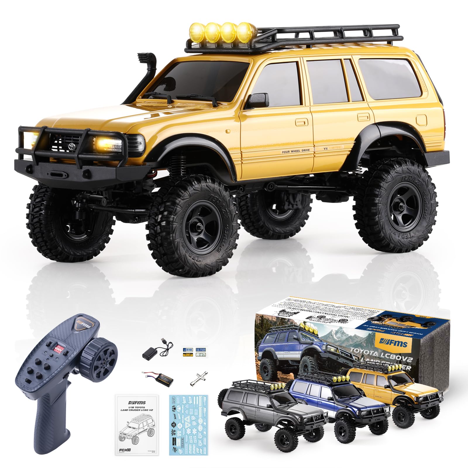Toyota Land Cruiser LC80 RC 4x4 Control Remoto