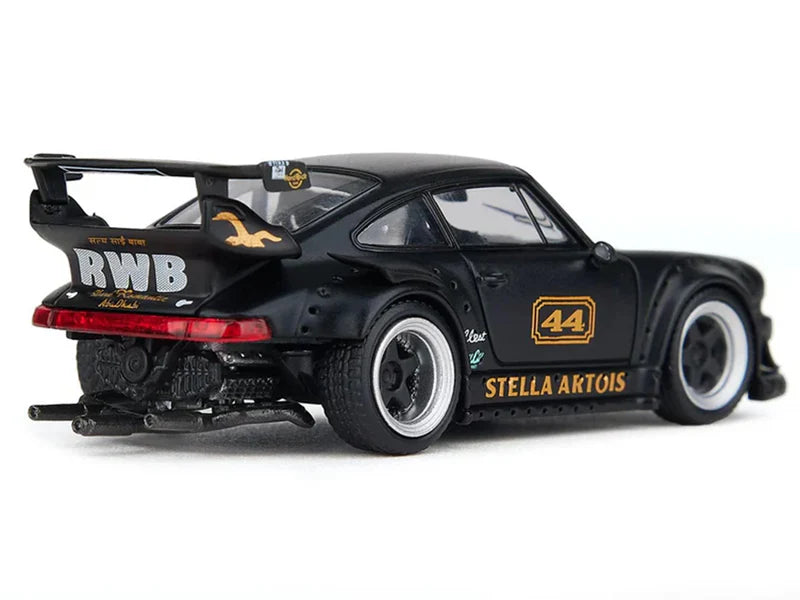 Porsche RWB 930 Stella Artois Circuit Specification Matte Black 1:64
