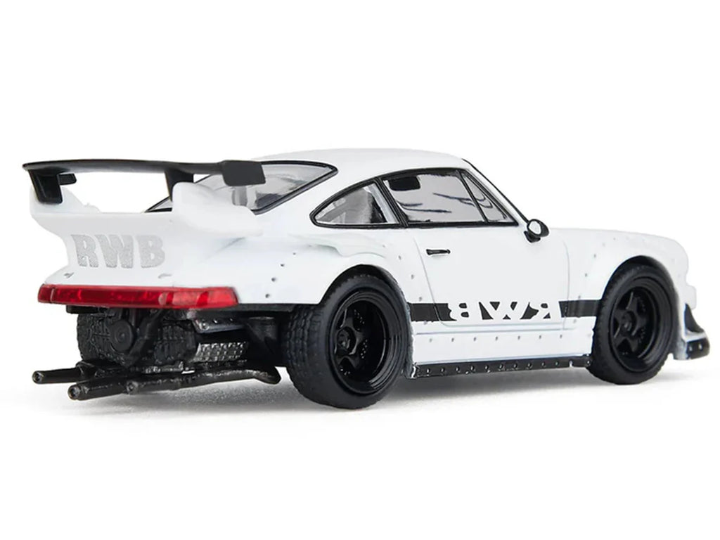 Porsche 911 RWB 930 White 1:64