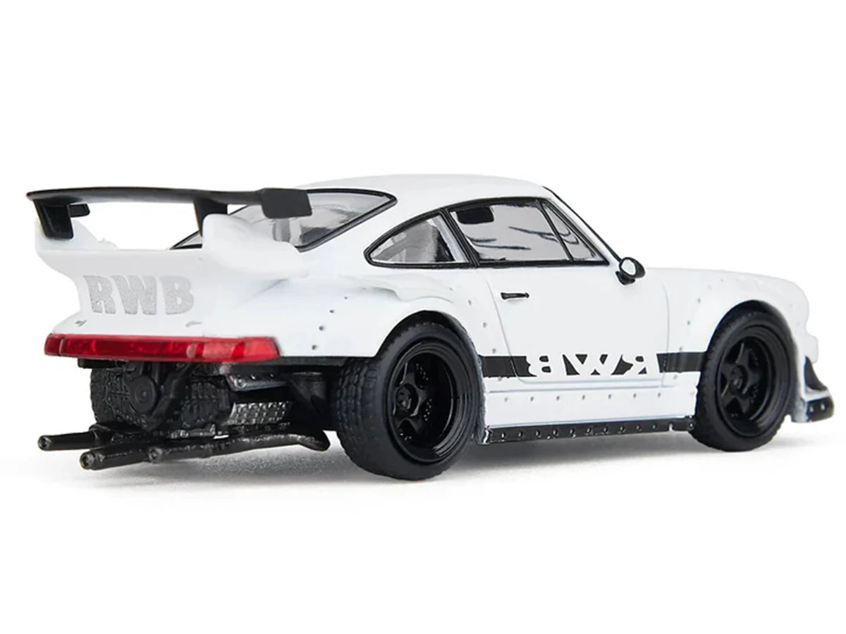 Porsche 911 RWB 930 White 1:64