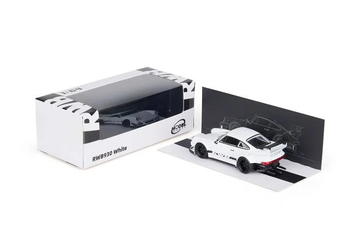 Porsche 911 RWB 930 White 1:64