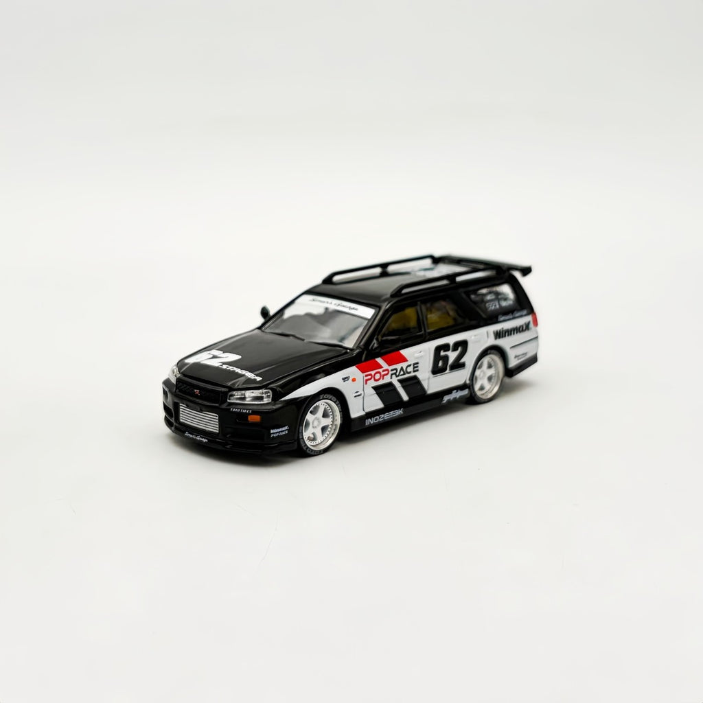 Nissan Stagea R34 Pop Race #62 1:64