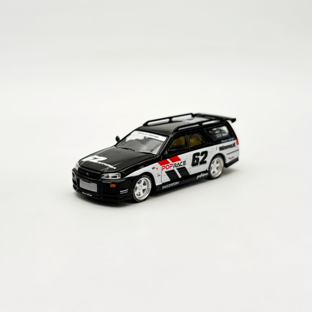 Nissan Stagea R34 Pop Race #62 1:64