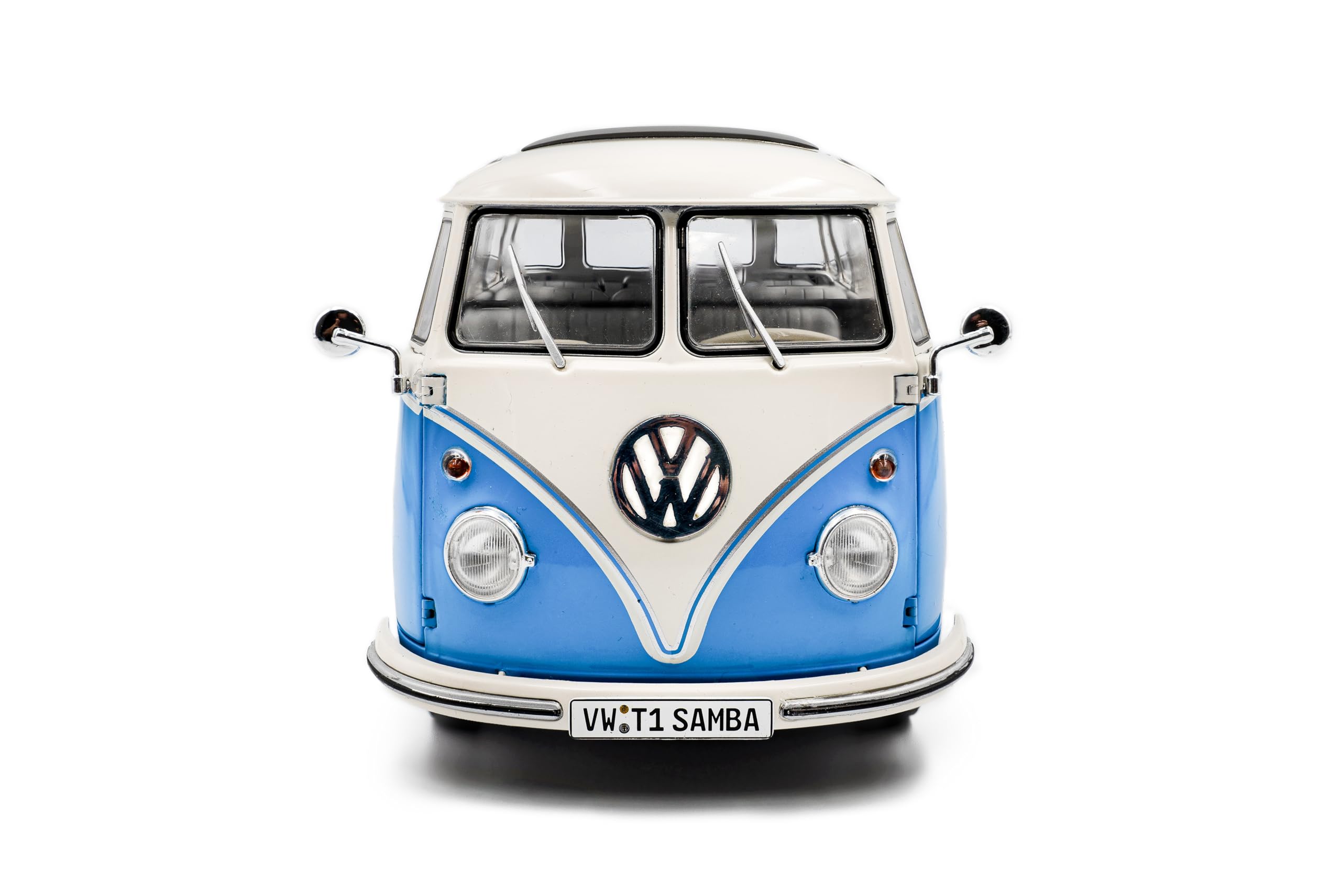 Volkswagen T1 Samba Azul y Blanco 1:18
