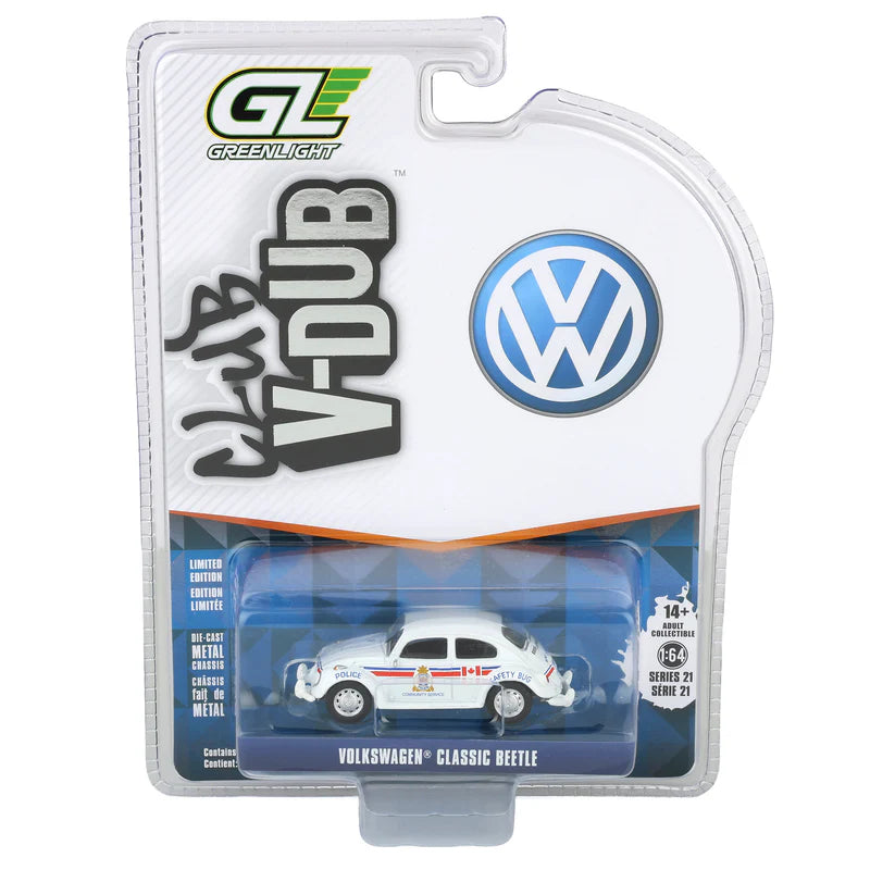 Volkswagen Classic Beetle "Safety Bug" – London Police Blanco 1:64