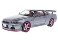 Nissan Skyline GT-R (R34) Gris Custom 1:18