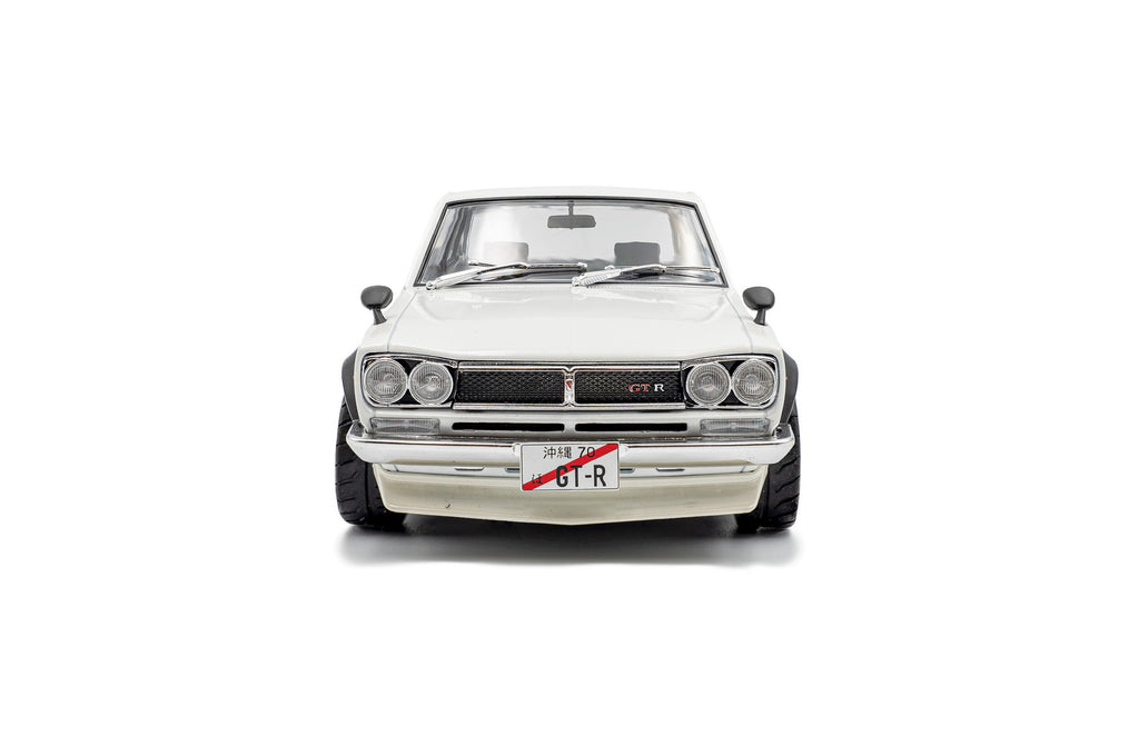 Nissan Skyline GT-R Hakosuka (C10) Blanco 1:18