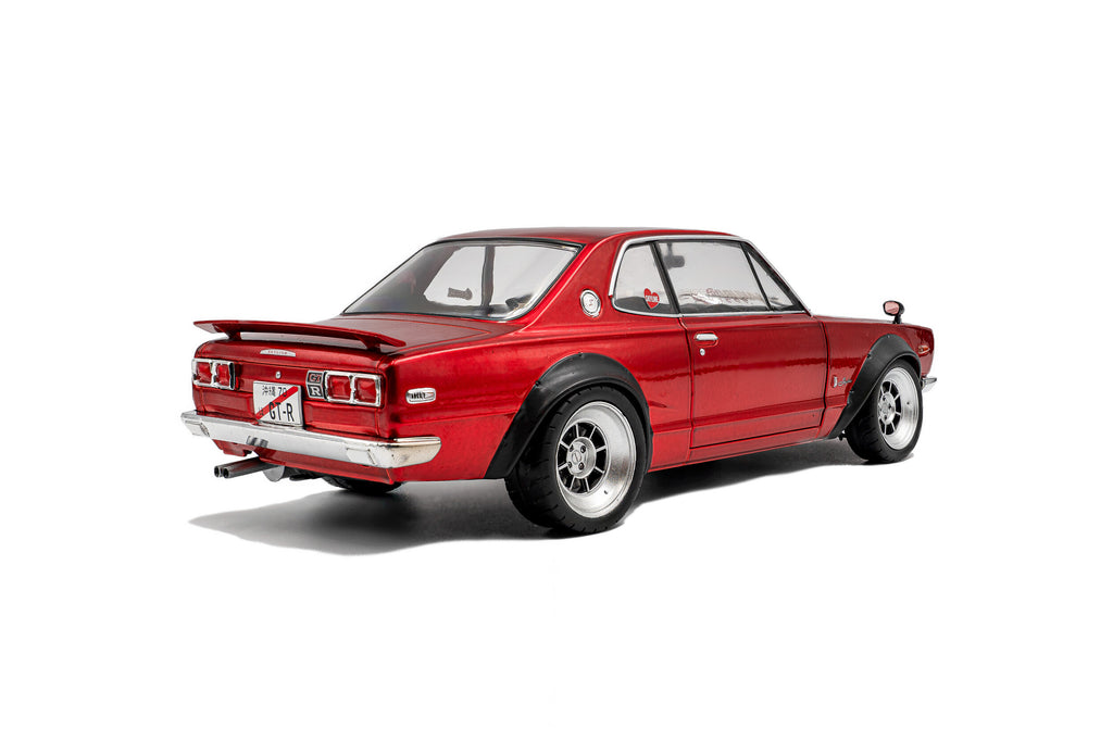 Nissan Skyline GT-R Hakosuka (C10) Rojo Metálico 1:18