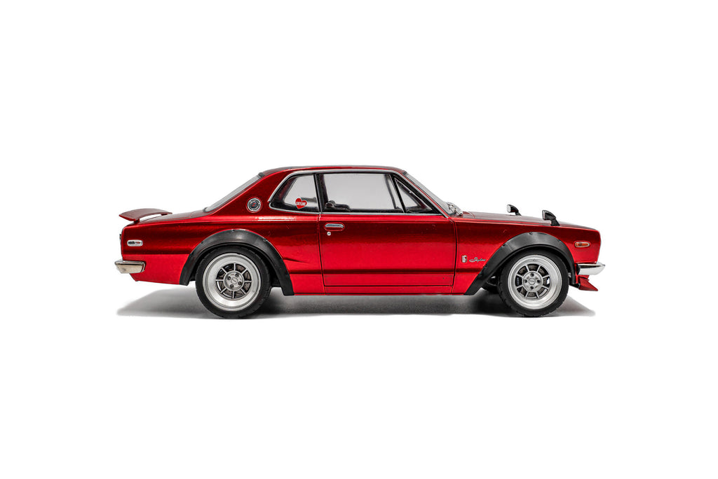 Nissan Skyline GT-R Hakosuka (C10) Rojo Metálico 1:18
