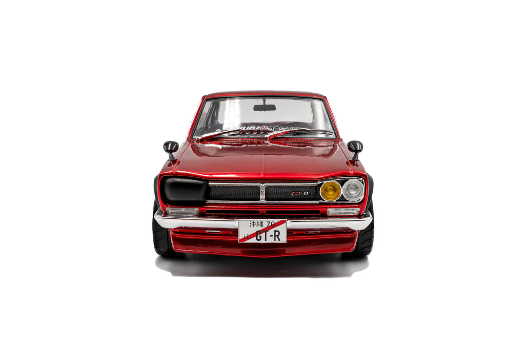 Nissan Skyline GT-R Hakosuka (C10) Rojo Metálico 1:18
