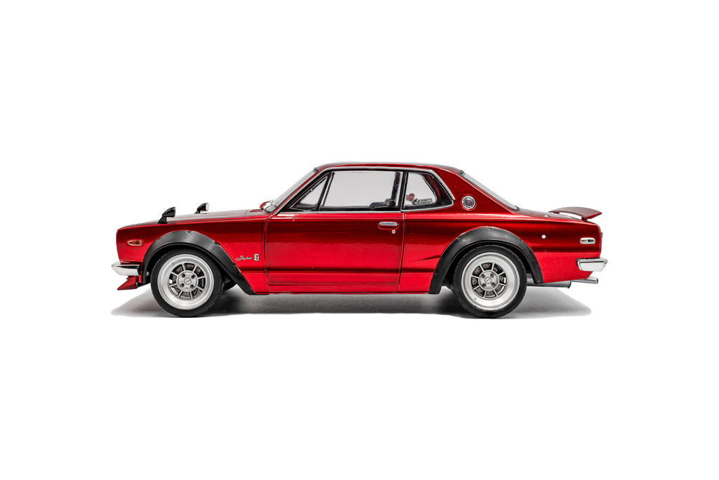 Nissan Skyline GT-R Hakosuka (C10) Rojo Metálico 1:18