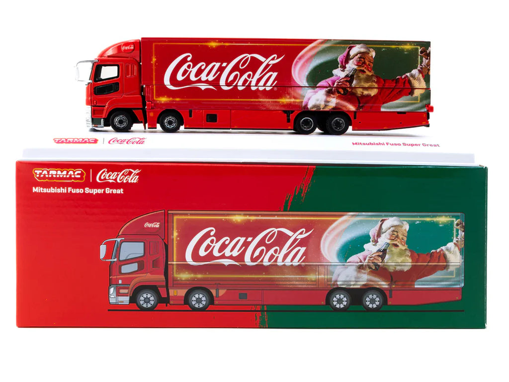 Mitsubishi Fuso Super Great Coca-Cola 1:64 – Tráiler Publicitario a Escala